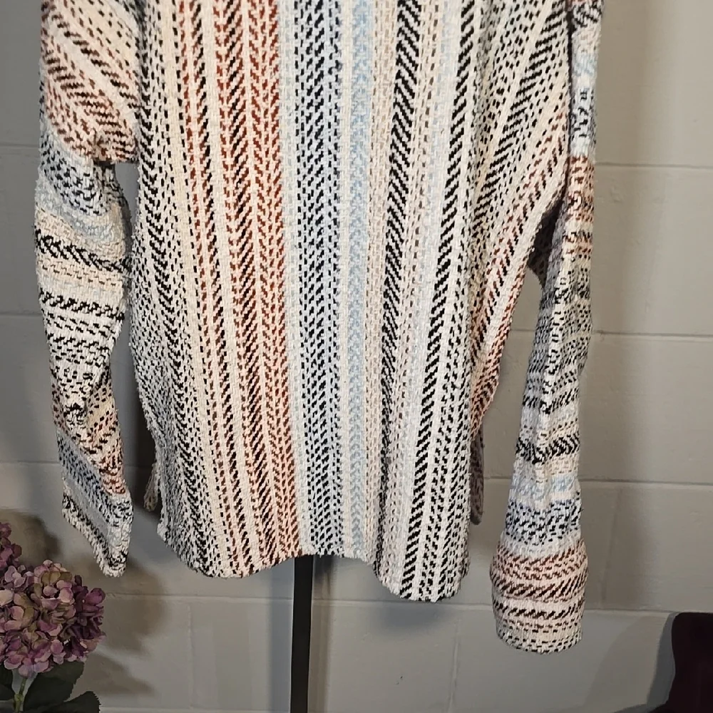 Multicolor Striped Hoodie - Picture 11 of 14
